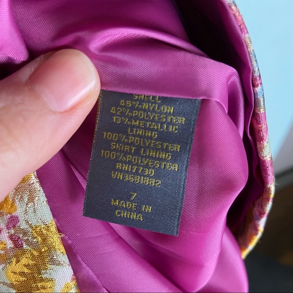 Zac Posen Target Metallic Brocade Mini Dress Nikki Hilton - Picture 4 of 8